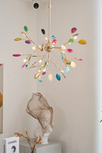 Lampadario in Agata Flake