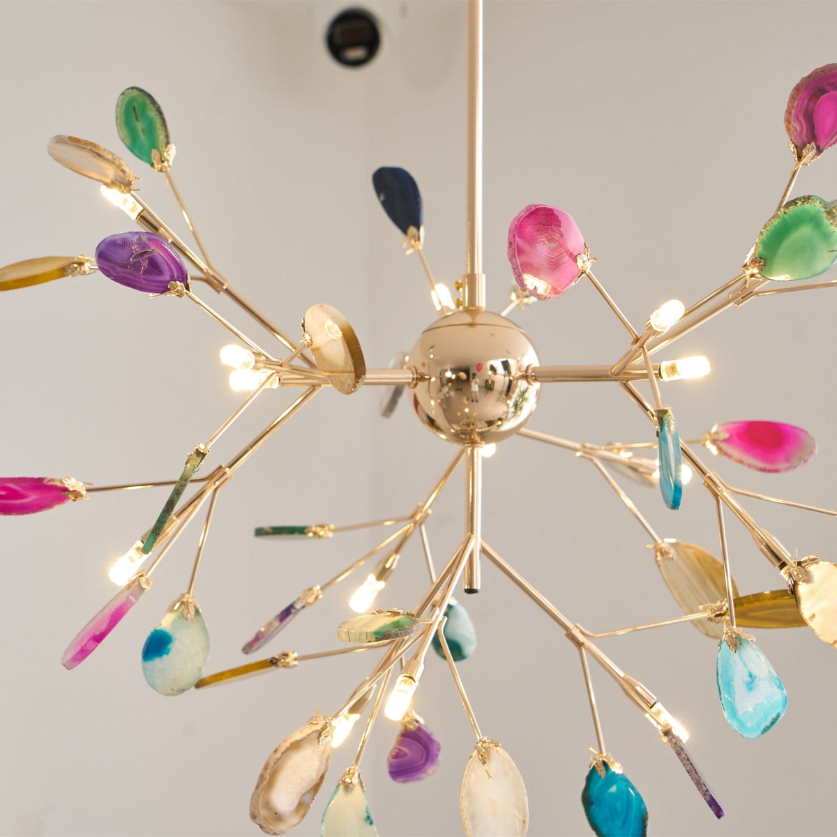 Lampadario in Agata Flake