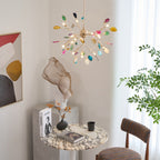 Lampadario in Agata Flake