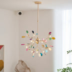 Lampadario in Agata Flake