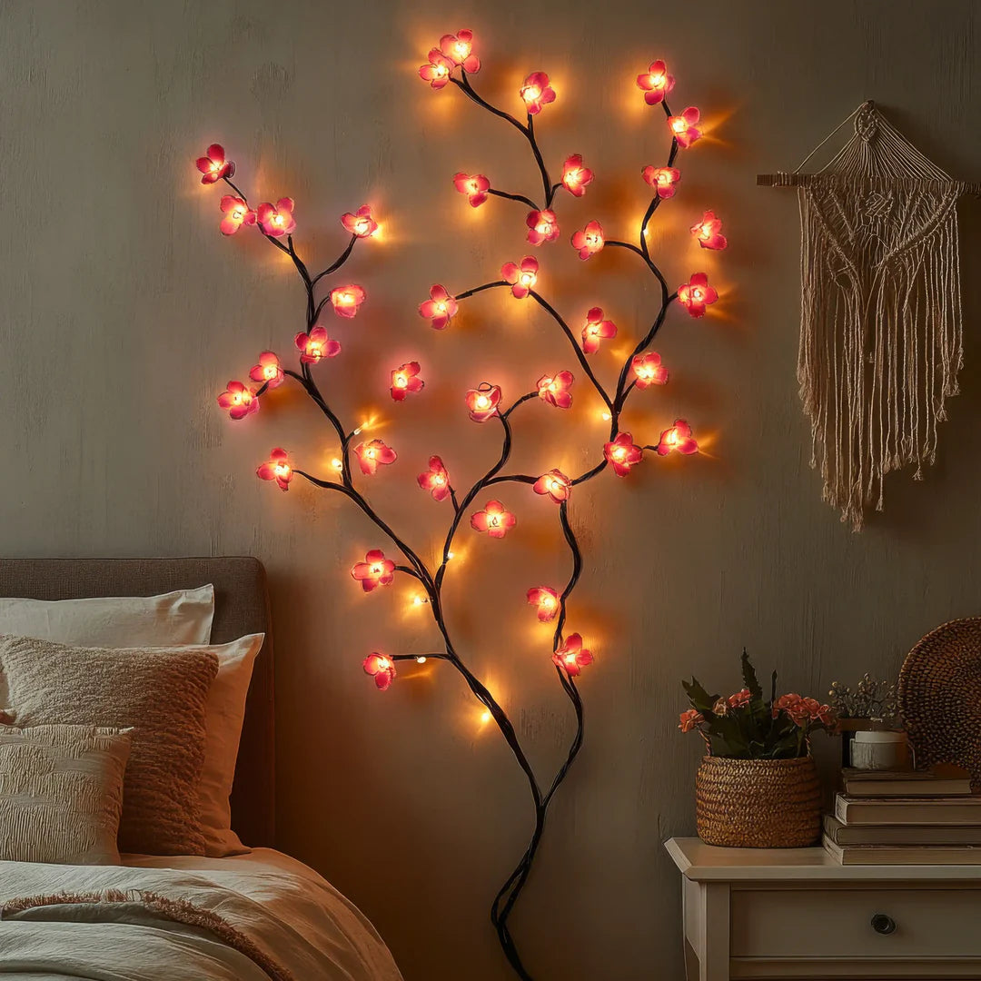 Lampada da Parete LED Fiore di Ciliegio