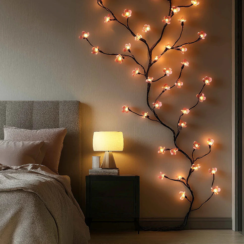 Lampada da Parete LED Fiore di Ciliegio