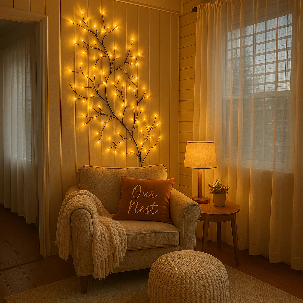 Lampada da Parete LED Fiore di Ciliegio