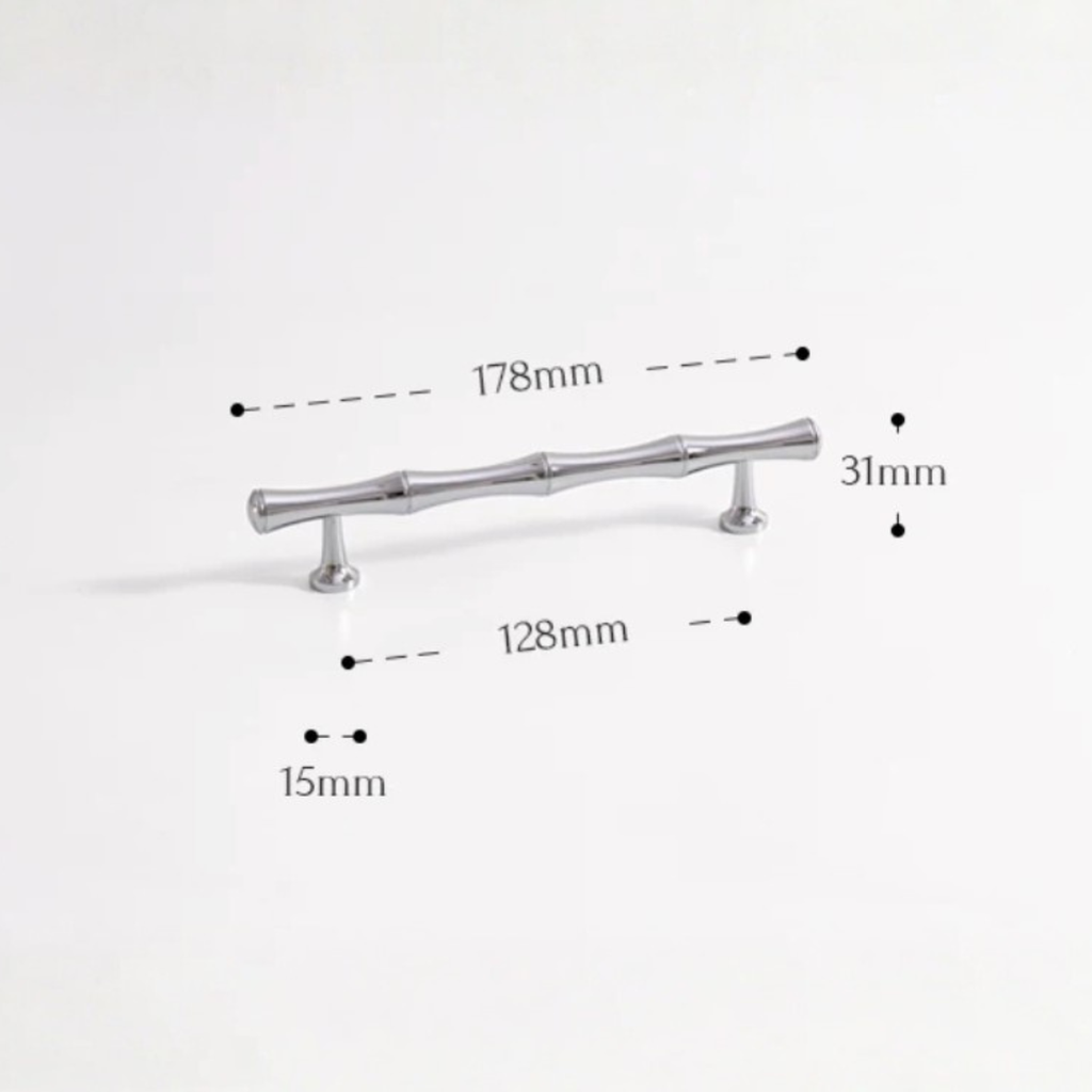 Maniglia per Armadio in Ottone Massiccio Erik