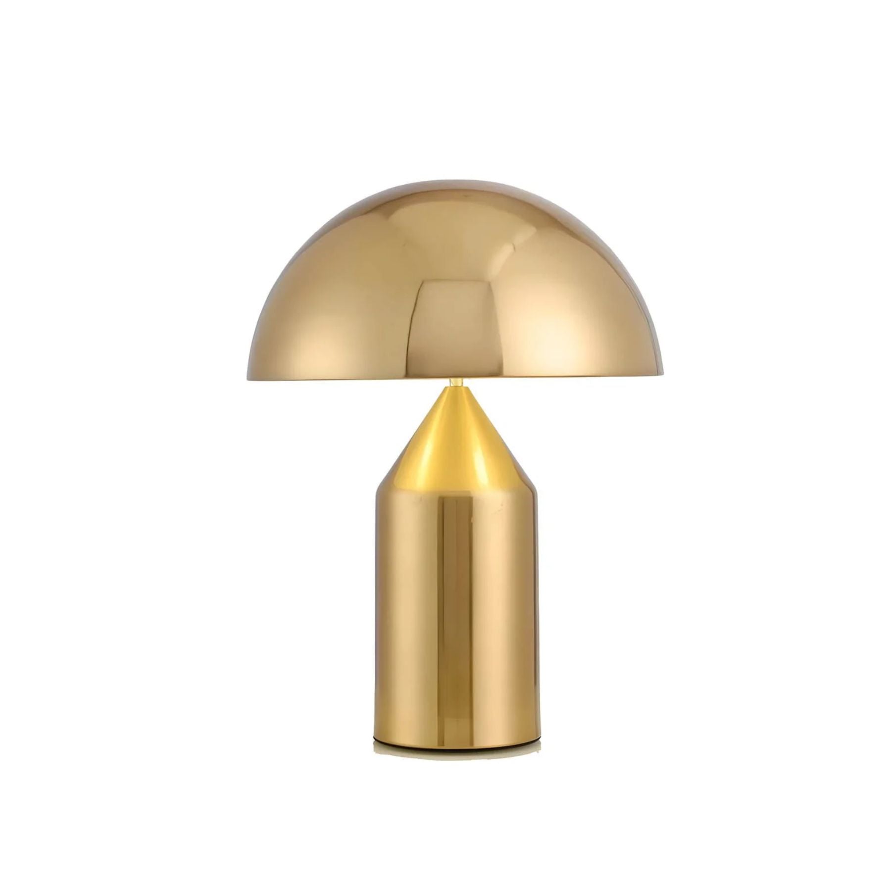 Lampada da tavolo Estylo – Metallo & Vetro – Bianco – Ø 30 cm – Design Moderno per Illuminazione Elegante