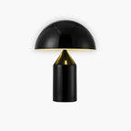 Lampada da tavolo Estylo – Metallo & Vetro – Bianco – Ø 30 cm – Design Moderno per Illuminazione Elegante
