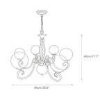 Lampadario in Vetro Evelyn