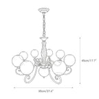Lampadario in Vetro Evelyn