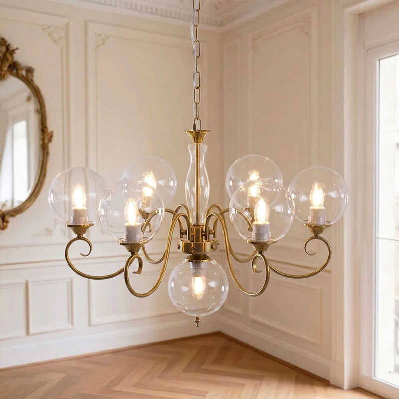 Lampadario in Vetro Evelyn