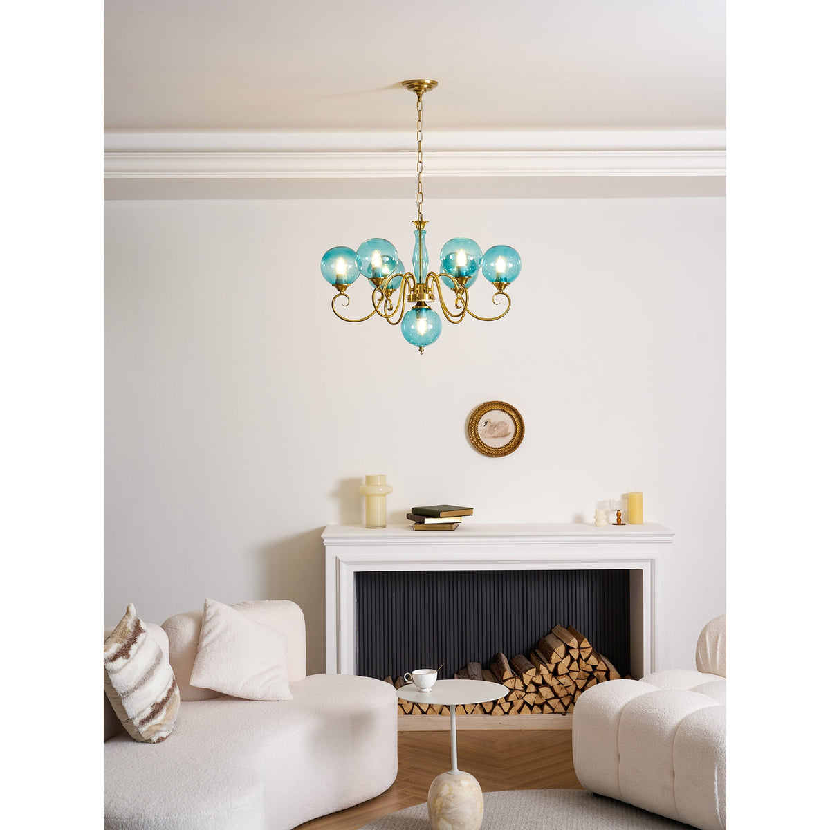 Lampadario in Vetro Evelyn