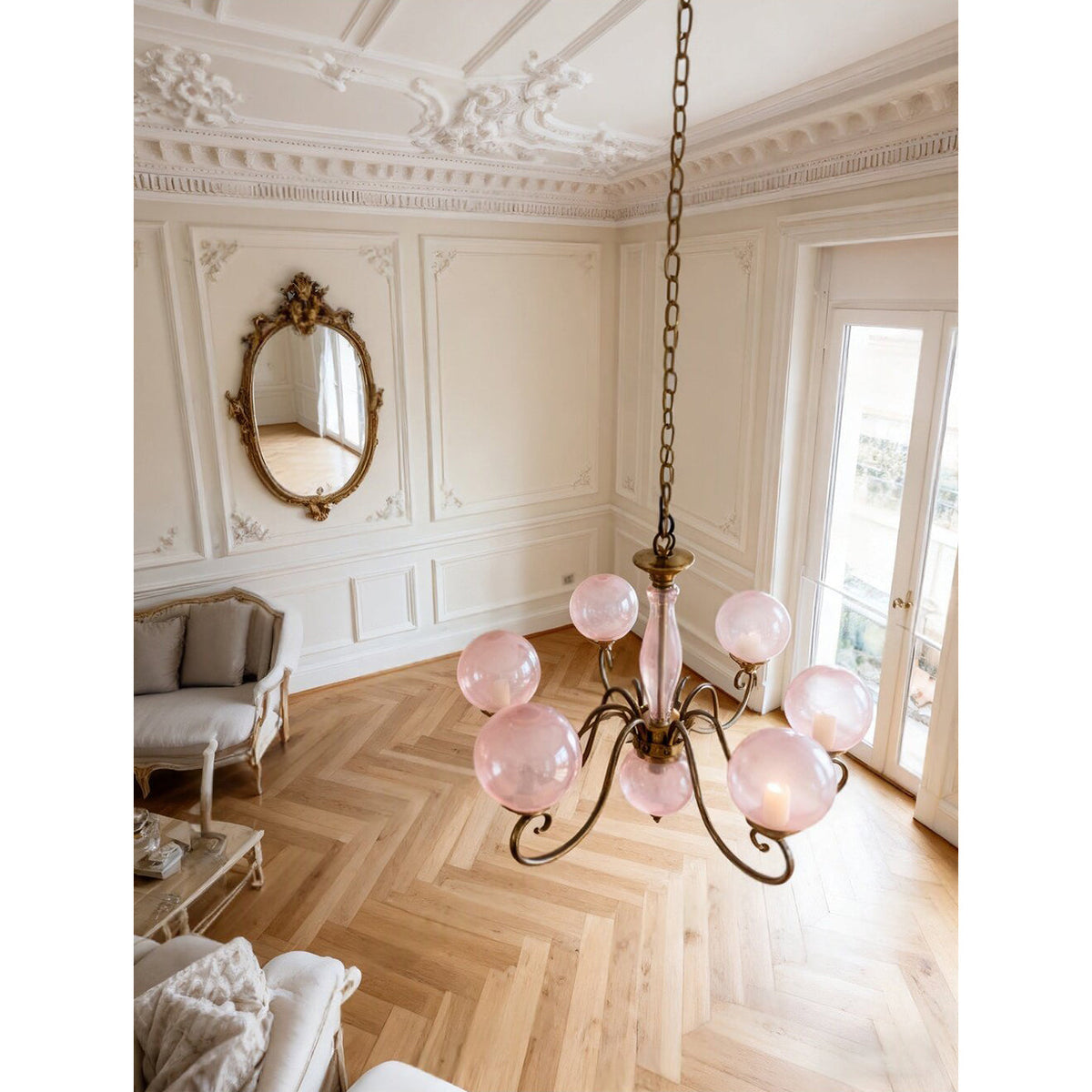 Lampadario in Vetro Evelyn