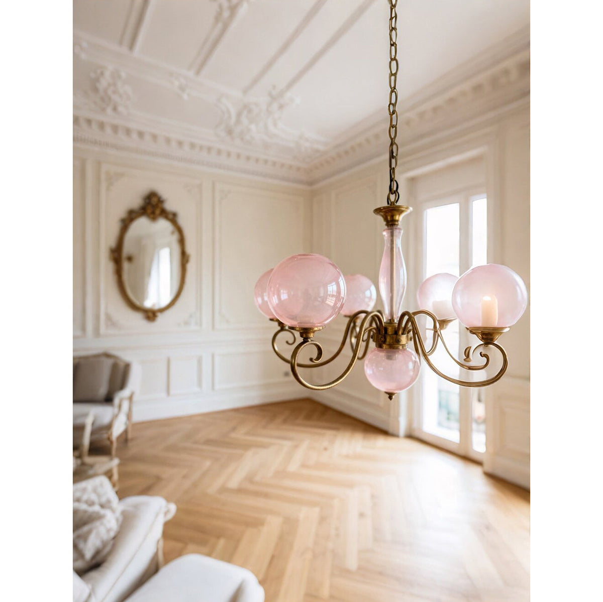 Lampadario in Vetro Evelyn