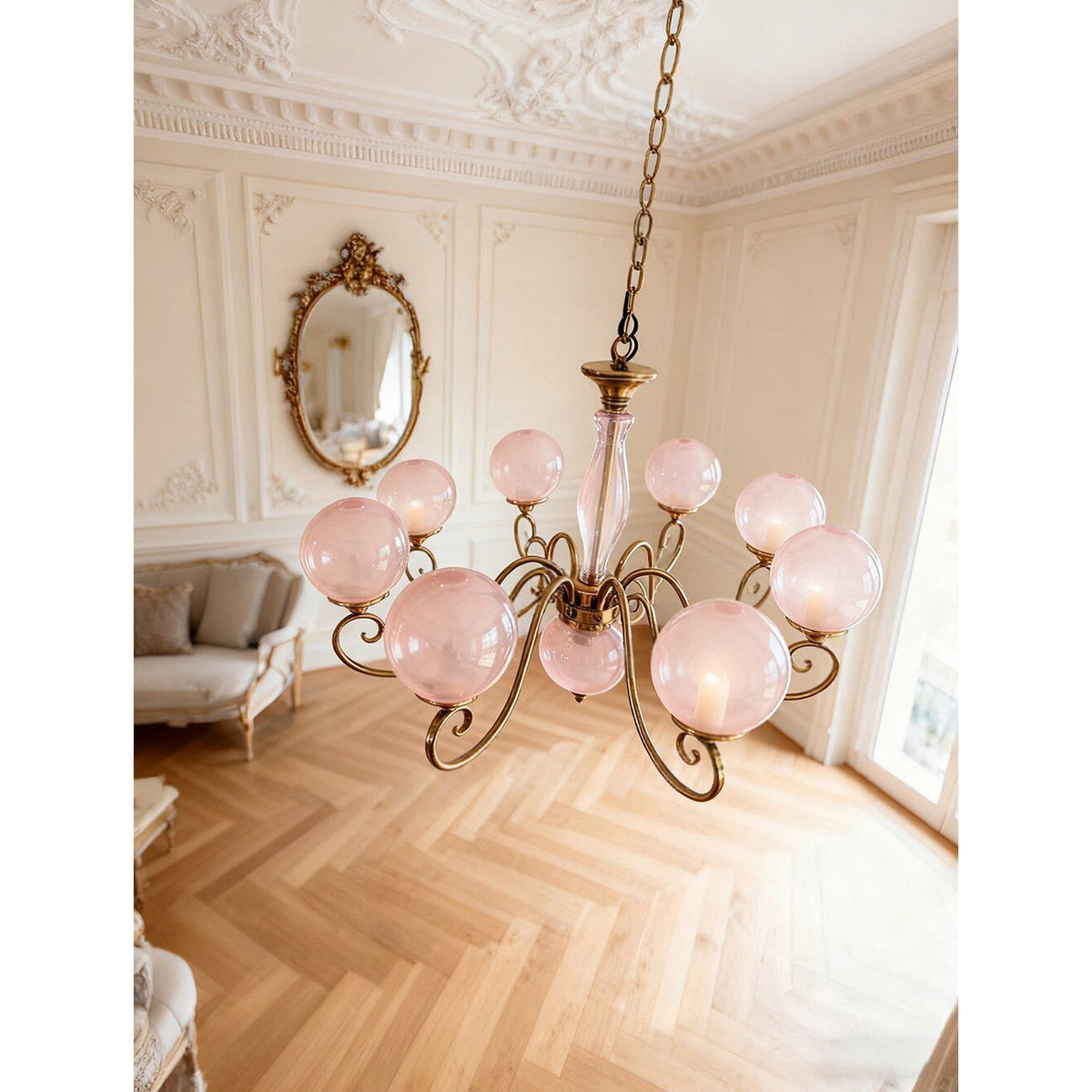 Lampadario in Vetro Evelyn