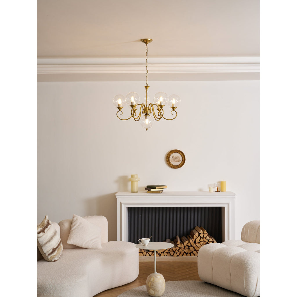 Lampadario in Vetro Evelyn