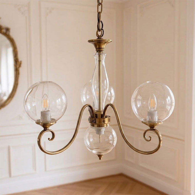 Lampadario in Vetro Evelyn