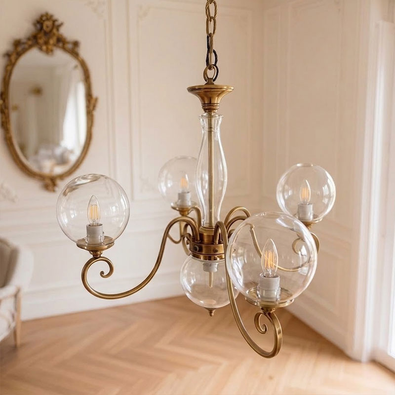 Lampadario in Vetro Evelyn