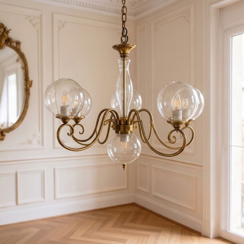 Lampadario in Vetro Evelyn