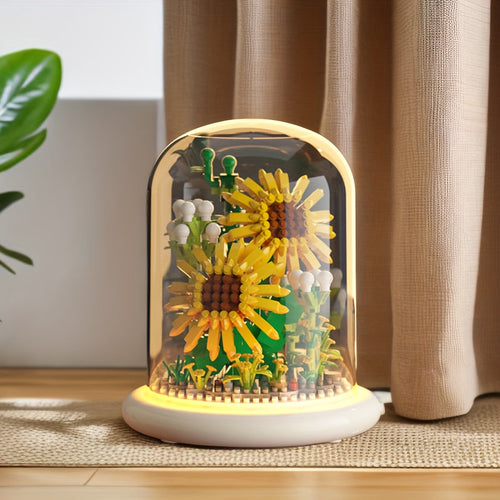 BloomBricks – Bouquet di fiori creativo con design costruibile per decorazione e divertimento