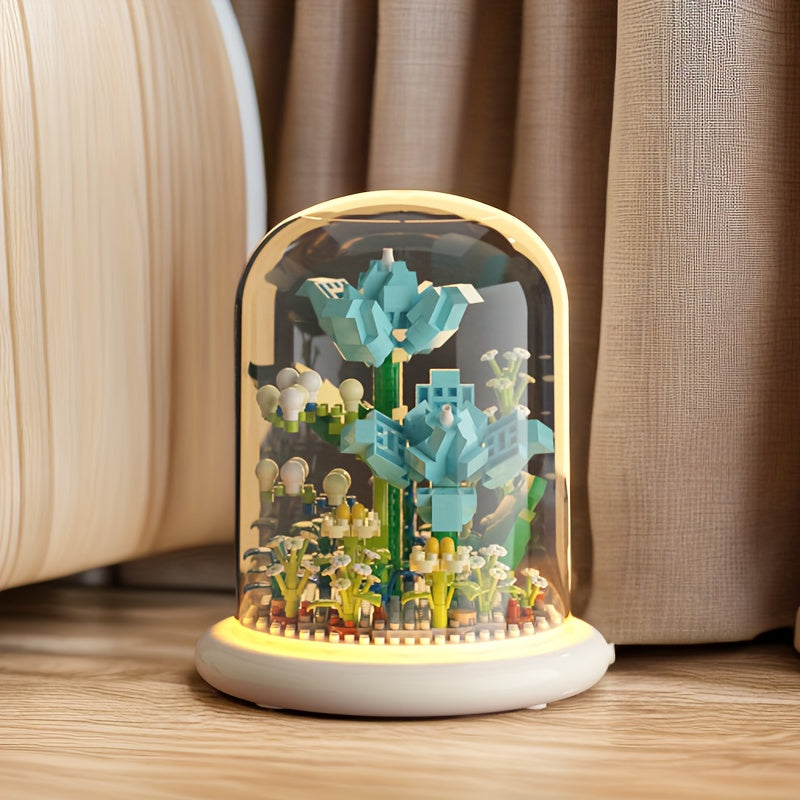 BloomBricks – Bouquet di fiori creativo con design costruibile per decorazione e divertimento