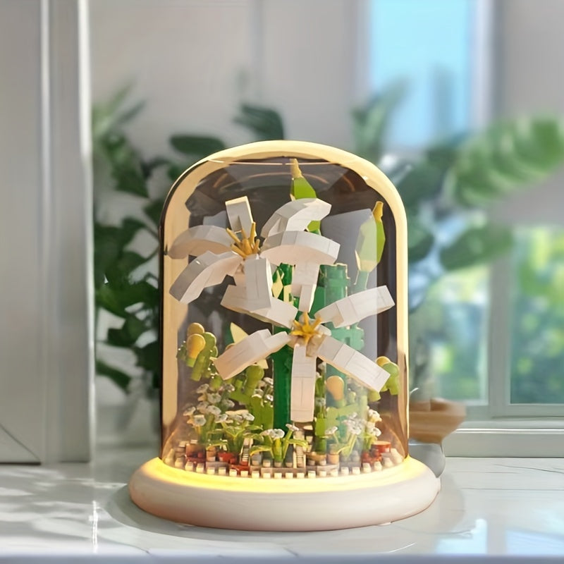 BloomBricks – Bouquet di fiori creativo con design costruibile per decorazione e divertimento