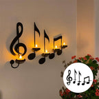 RhythmLuxe - Lampada da Parete Creativa a Note Musicali per Illuminazione Ispirata