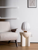 Lampada da Tavolo Minimalista in Tessuto