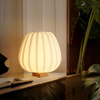 Lampada da Tavolo Minimalista in Tessuto