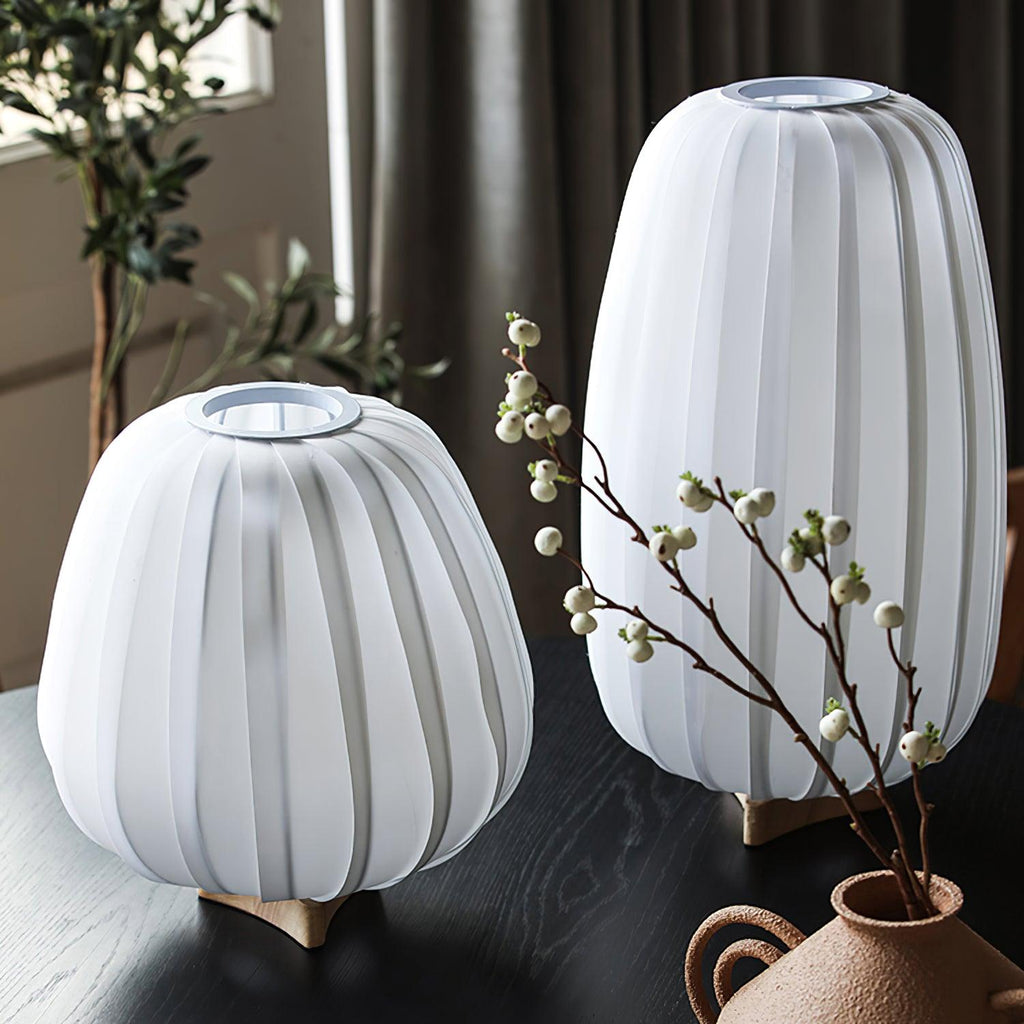 Lampada da Tavolo Minimalista in Tessuto