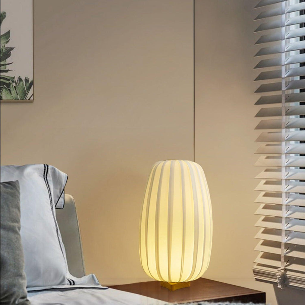 Lampada da Tavolo Minimalista in Tessuto