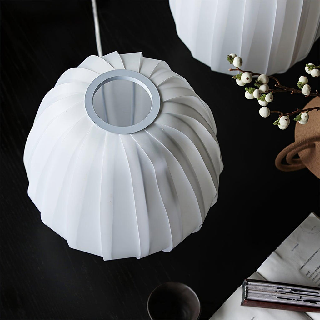 Lampada da Tavolo Minimalista in Tessuto