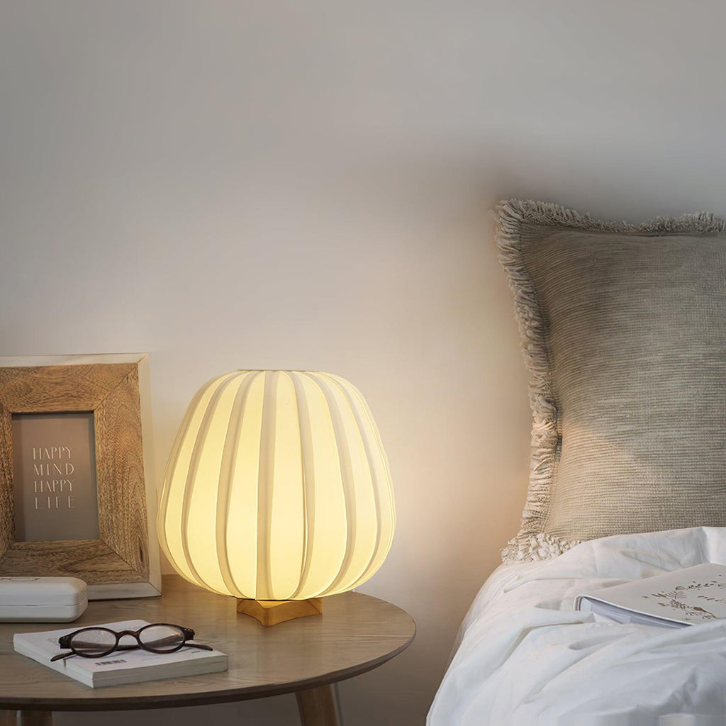 Lampada da Tavolo Minimalista in Tessuto