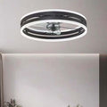 Ventilatore da soffitto rotondo con luce a LED e tre pale