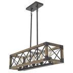 Lampadario in Legno Moderno Aurora
