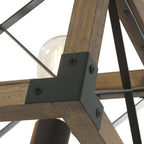 Lampadario in Legno Moderno Aurora