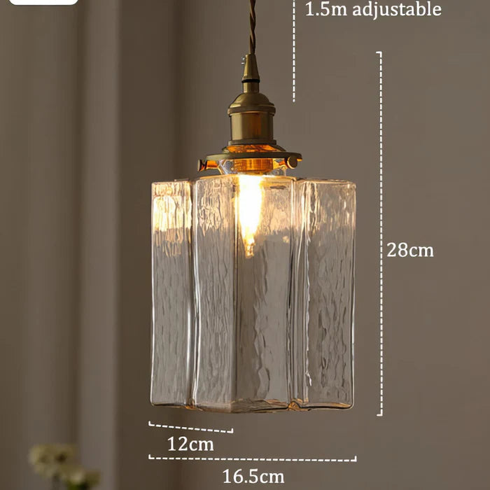 Lampada a Sospensione in Vetro Moderno Retro Glarefusion