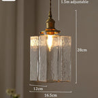 Lampada a Sospensione in Vetro Moderno Retro Glarefusion