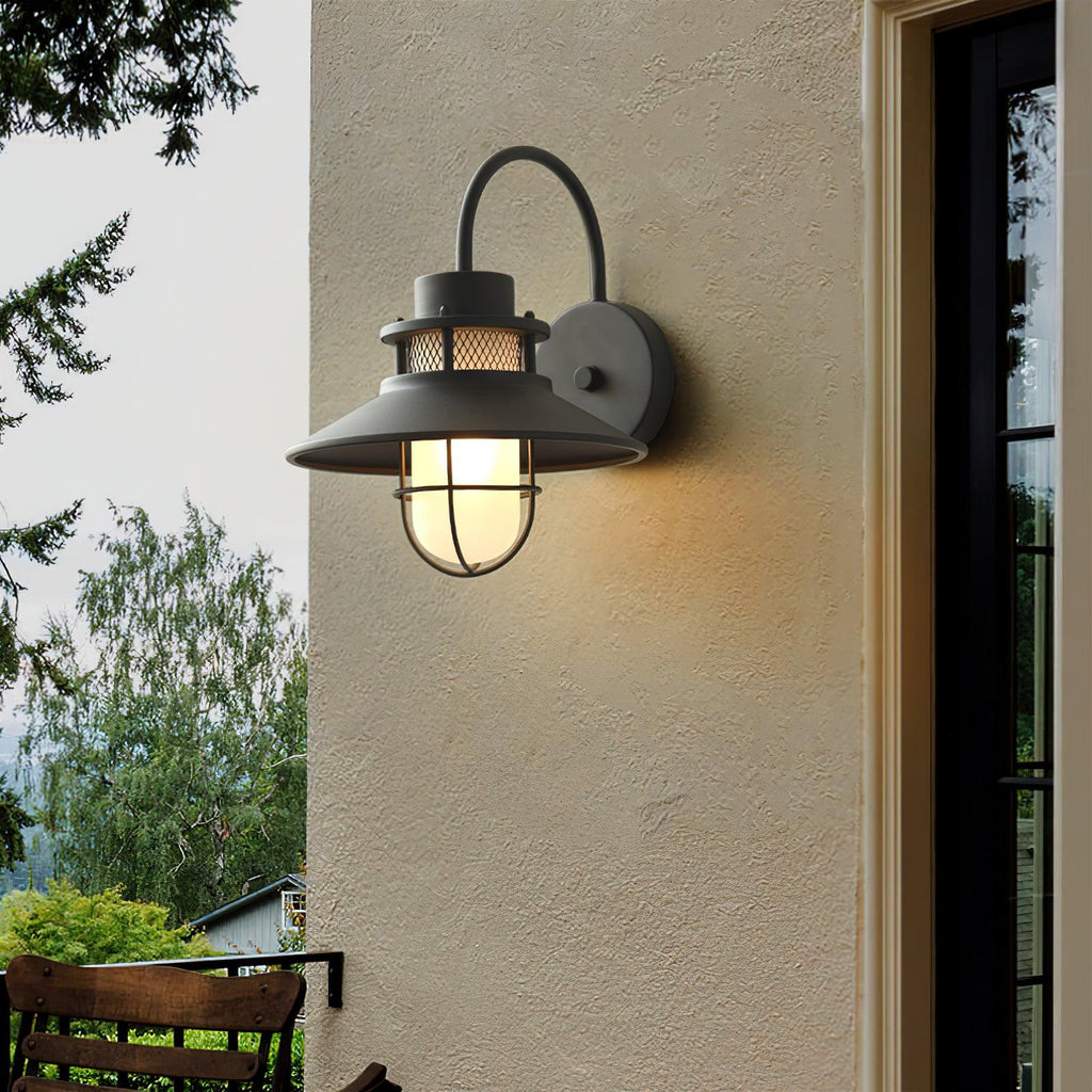 Lampada da Parete Felix per Esterni | Faretto Industriale Impermeabile