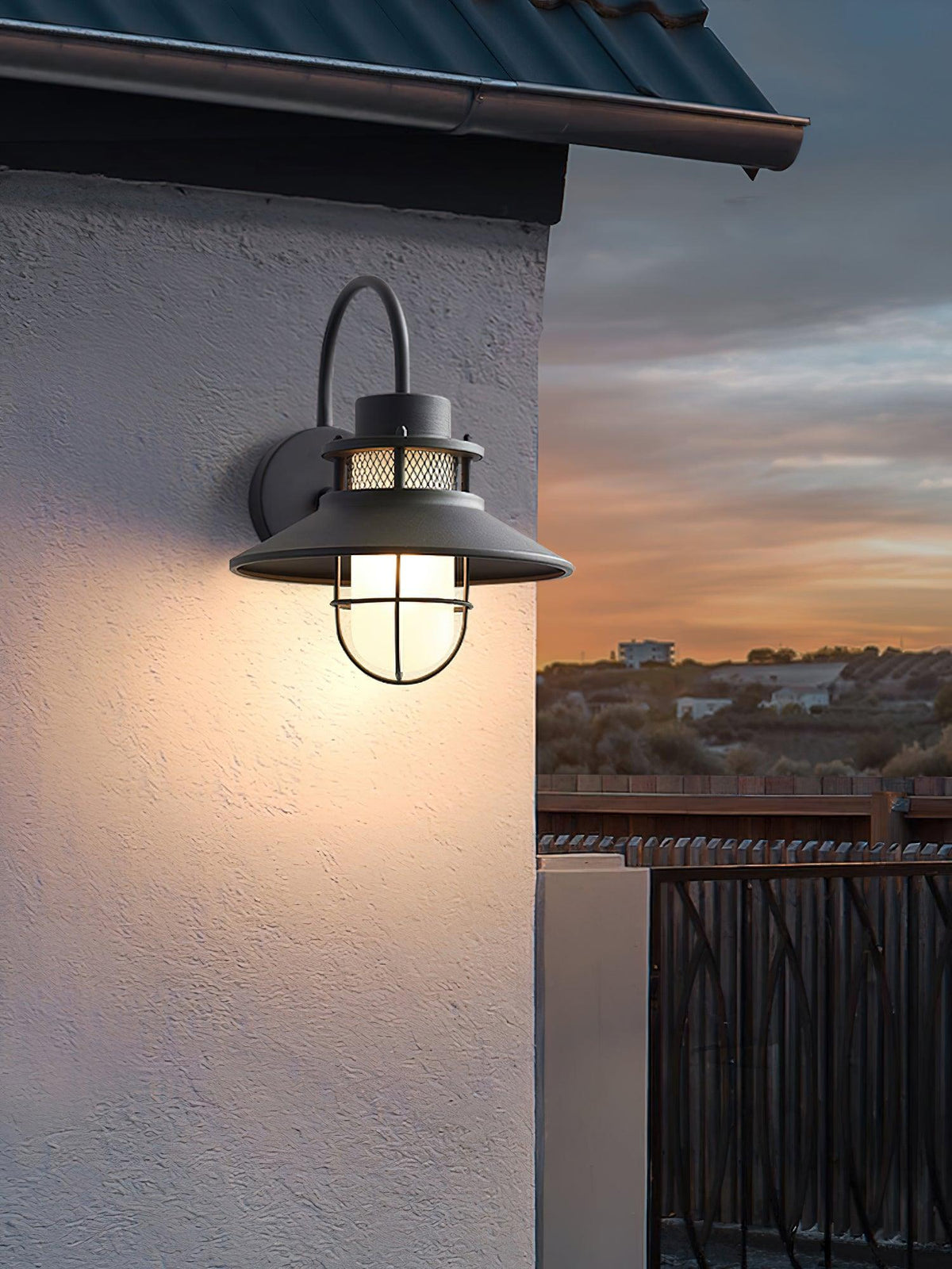 Lampada da Parete Felix per Esterni | Faretto Industriale Impermeabile