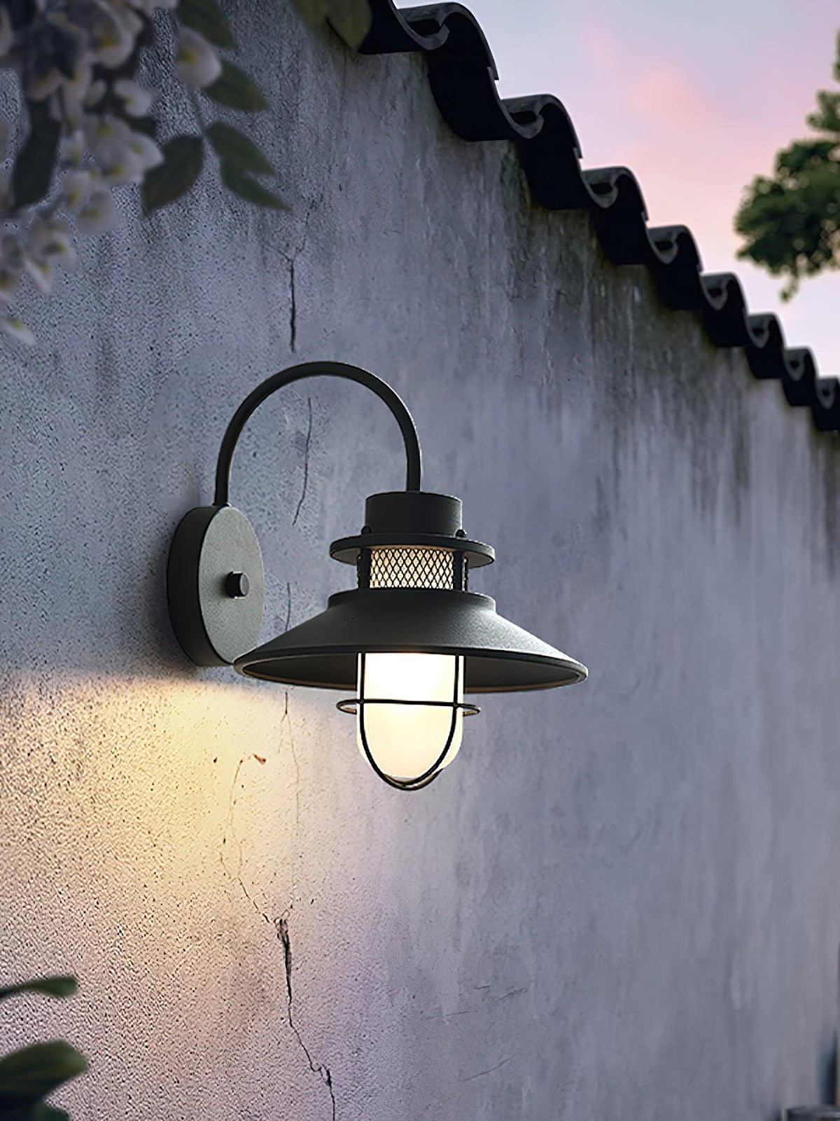 Lampada da Parete Felix per Esterni | Faretto Industriale Impermeabile