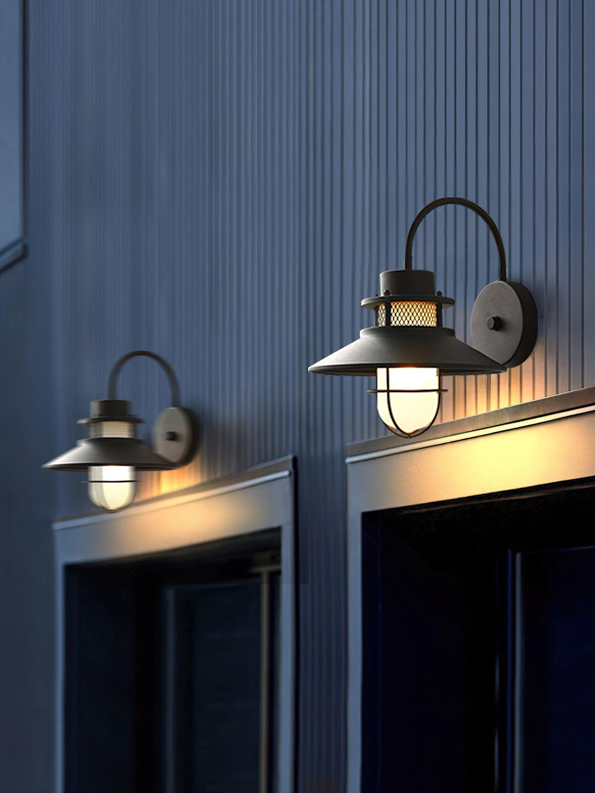 Lampada da Parete Felix per Esterni | Faretto Industriale Impermeabile