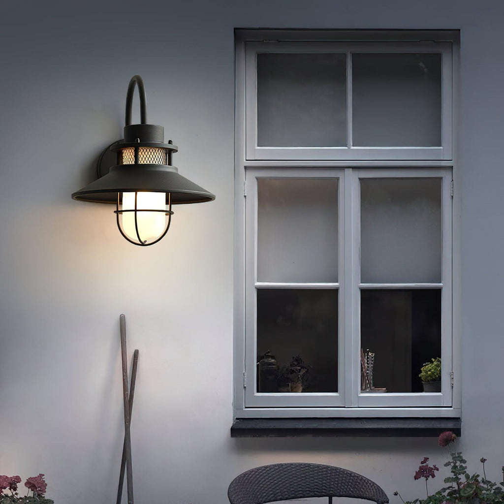Lampada da Parete Felix per Esterni | Faretto Industriale Impermeabile