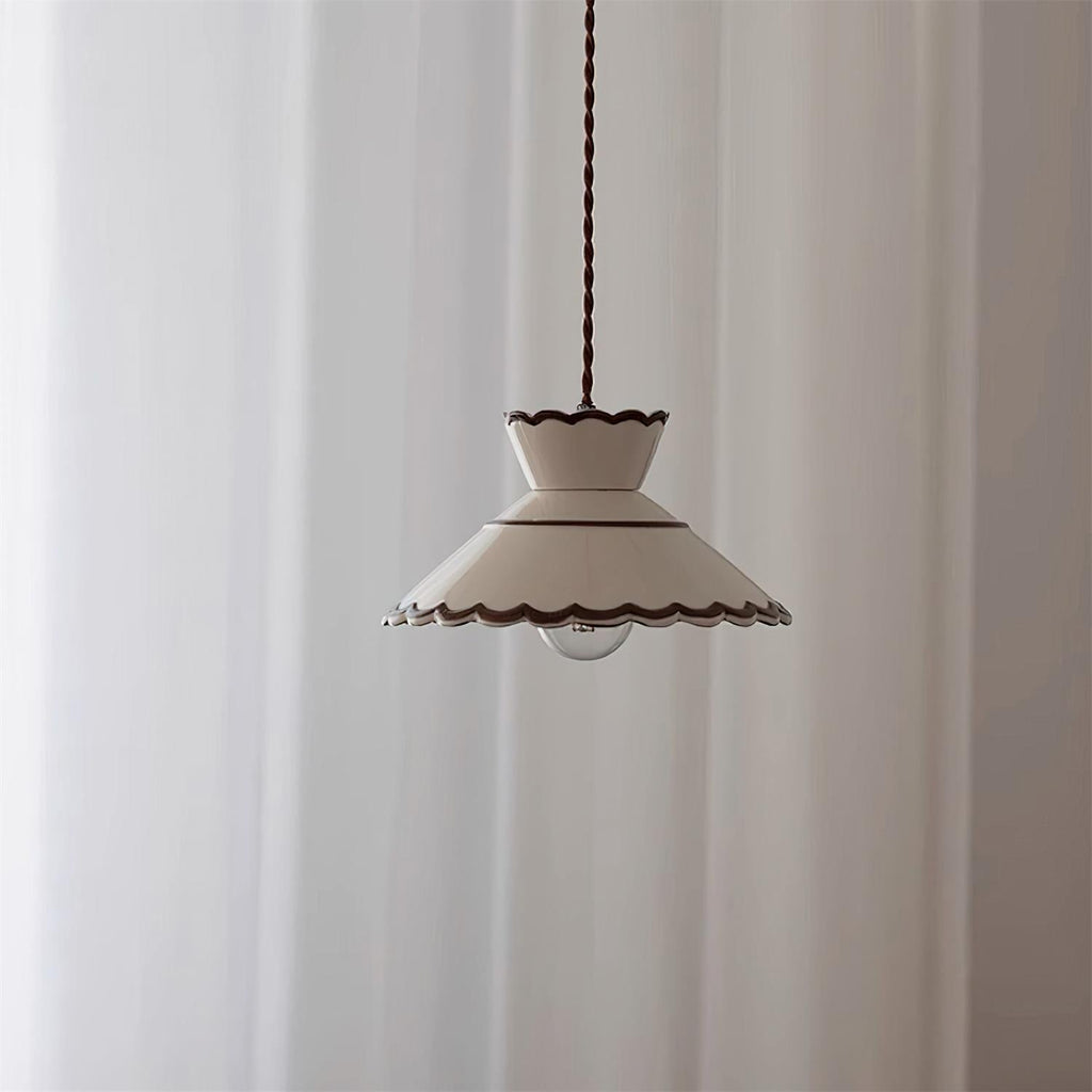Lampade a Sospensione Grace Retro in Ceramica