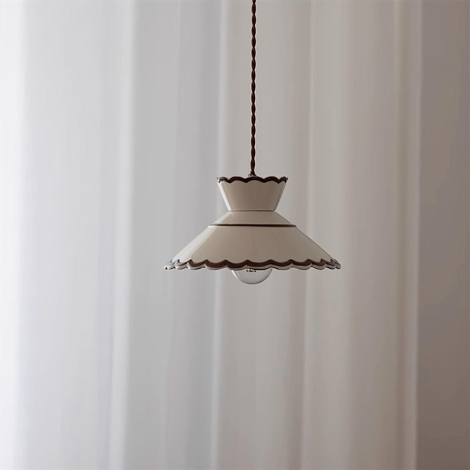 Lampade a Sospensione Grace Retro in Ceramica