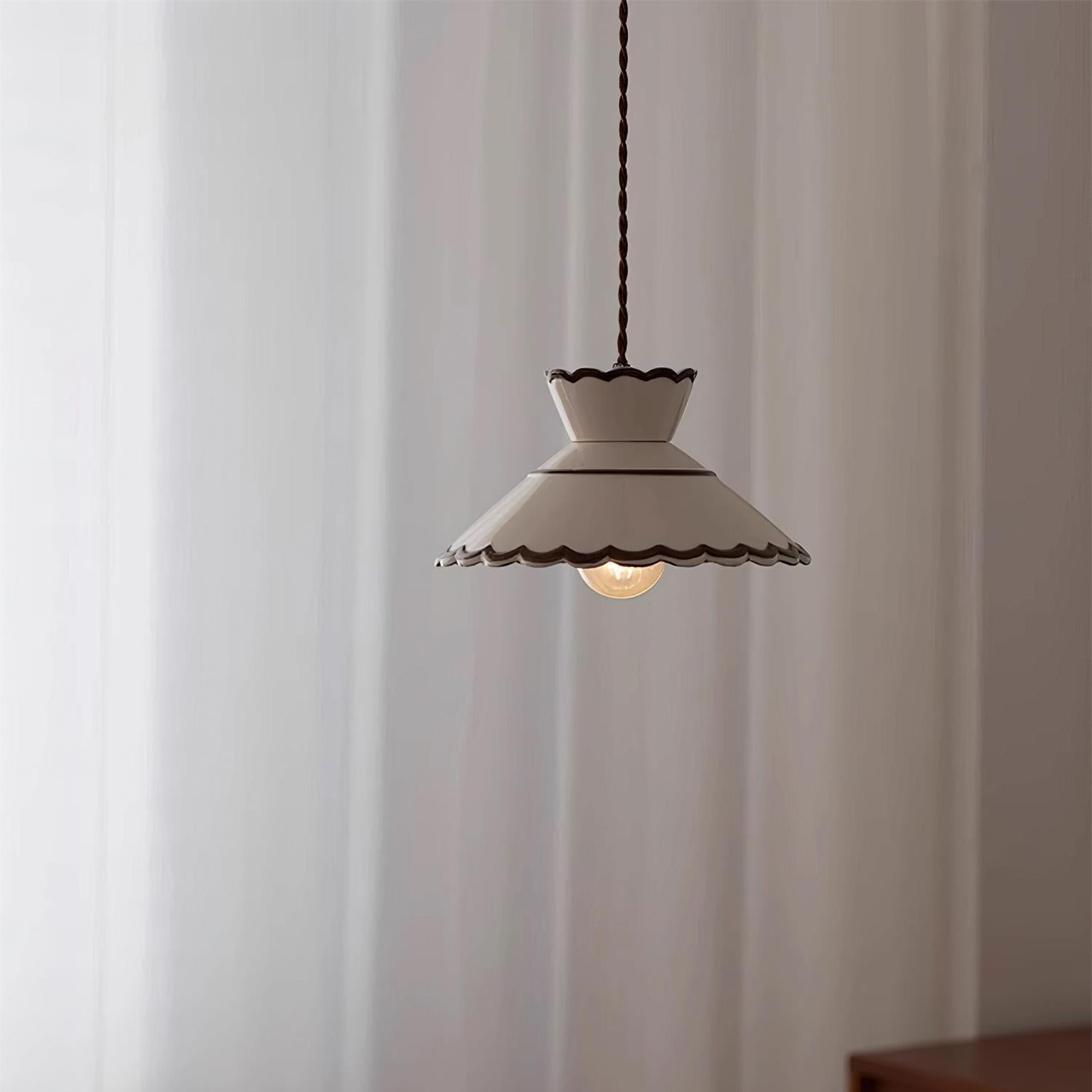 Lampade a Sospensione Grace Retro in Ceramica