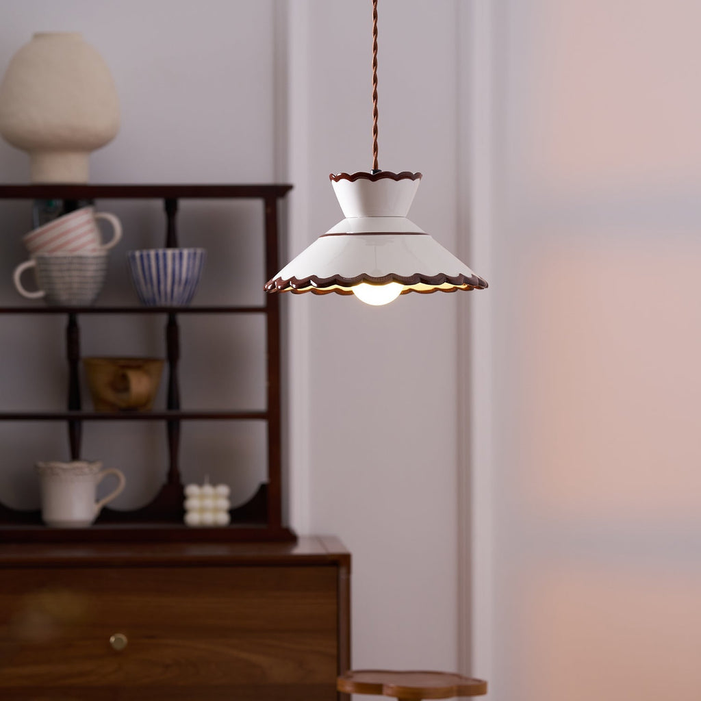 Lampade a Sospensione Grace Retro in Ceramica