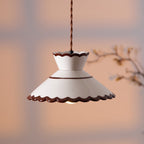 Lampade a Sospensione Grace Retro in Ceramica