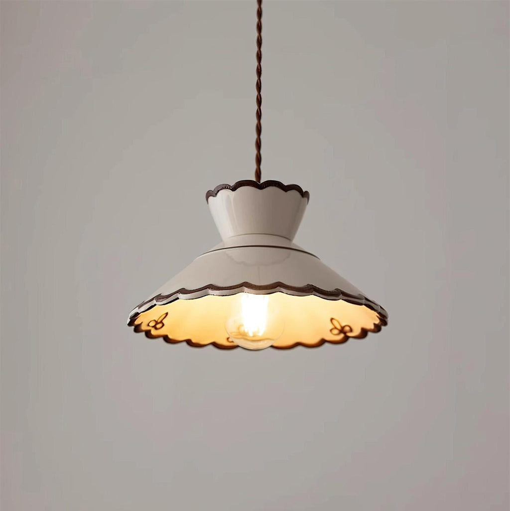 Lampade a Sospensione Grace Retro in Ceramica