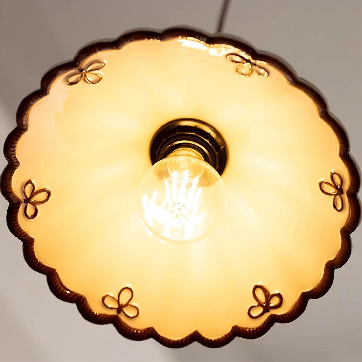 Lampade a Sospensione Grace Retro in Ceramica