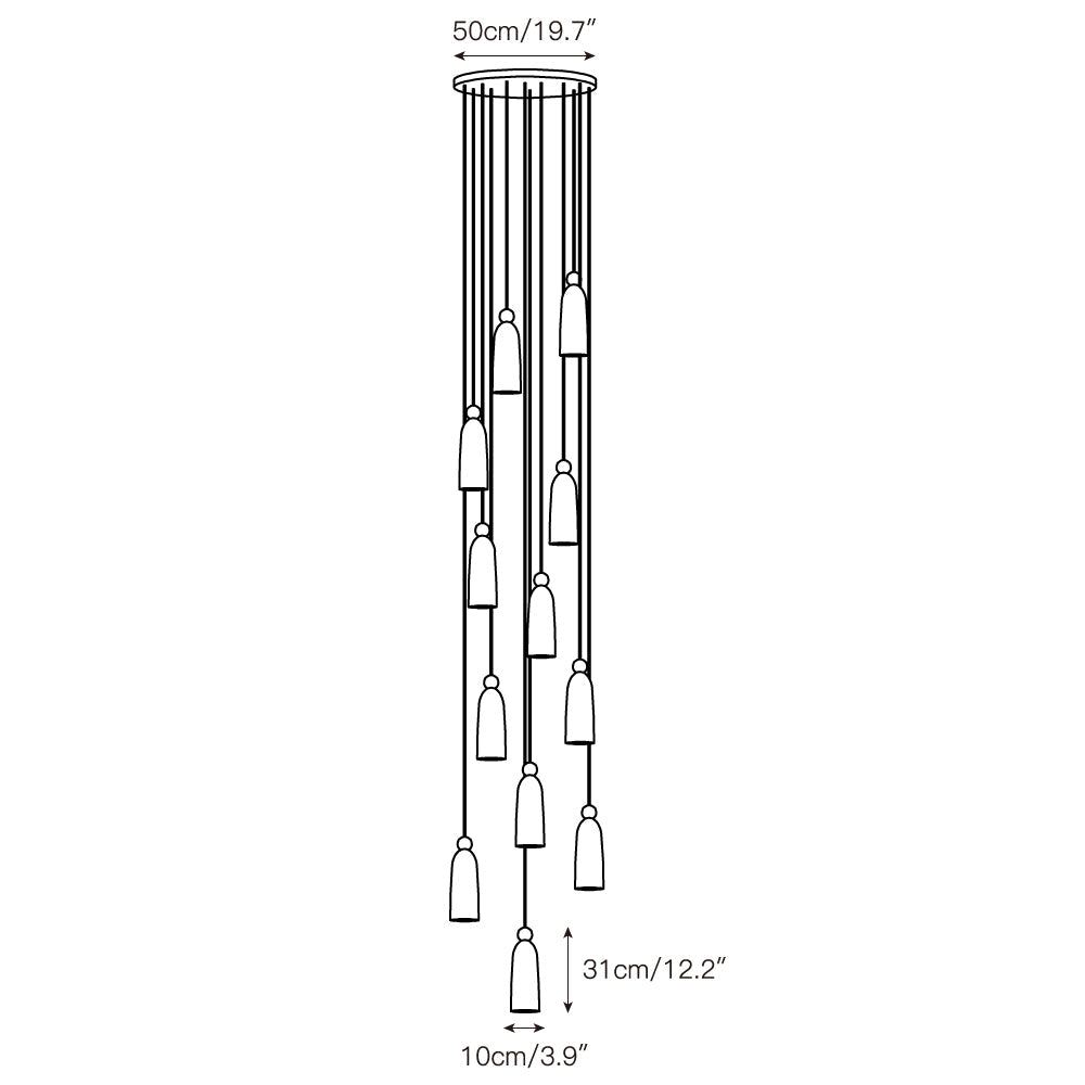 Lampadario in Alabastro Spagnolo