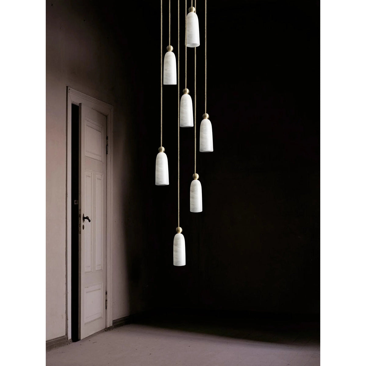 Lampadario in Alabastro Spagnolo